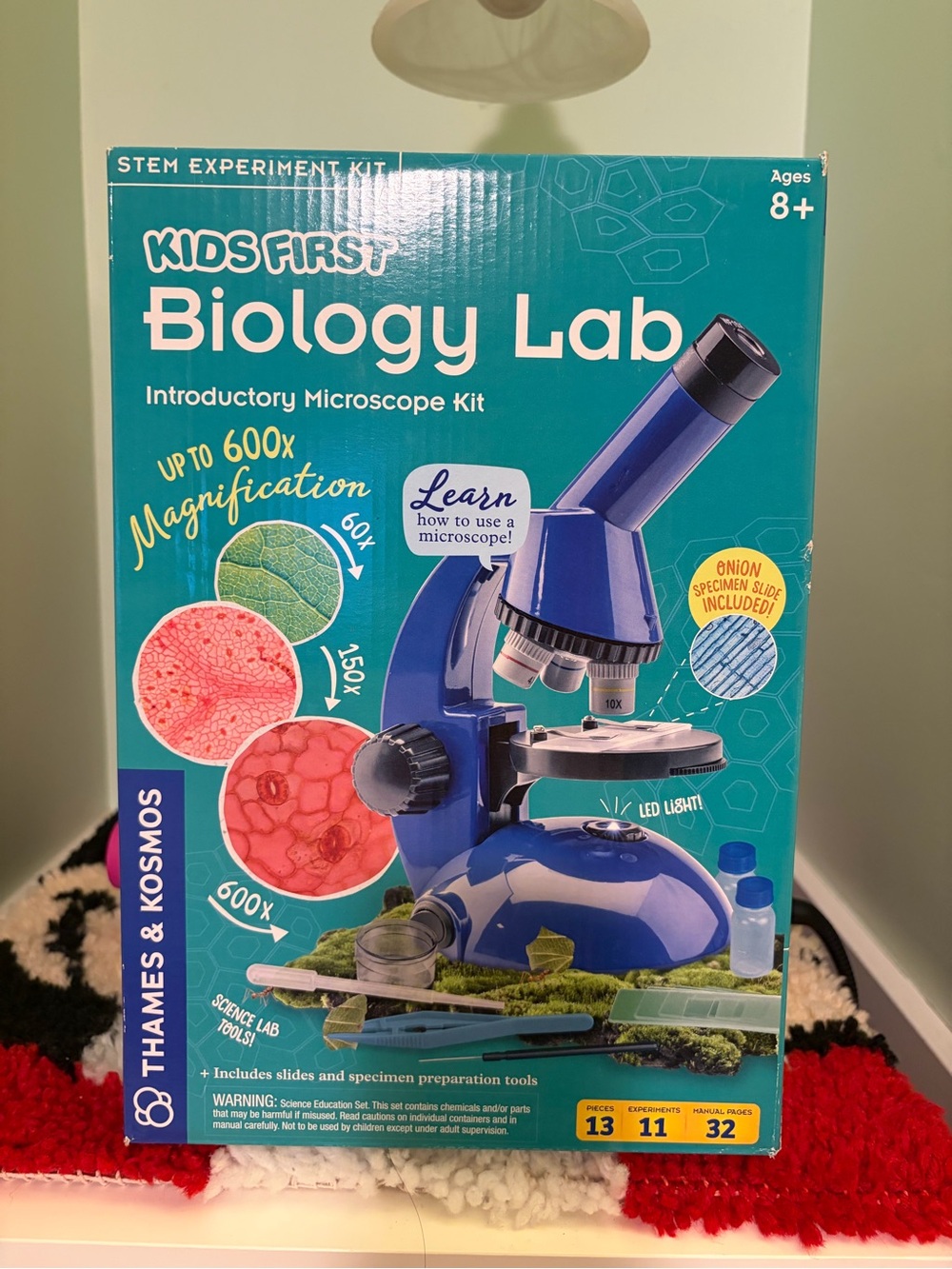 NEW Kids First Biology Lab Introductory Microscope Kit by Thames & Kosmos